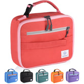 Genteen bolsa de almuerzo frente roja, perfecta para mantener la comida fresca en la escuela