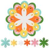 Gewosi protectores de 9 pulgadas en forma floral protegen entre ollas y sartenes