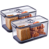 Gifhomfix panera-compacta-hermetica: conserva pan fresco en la encimera.