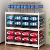 GILLAS organizador-latas-4-pack apilable para despensa, ahorra espacio.