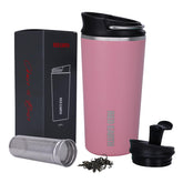 GiNT vaso termico 17oz con infusor removible, ideal para preparar té en casa o oficina