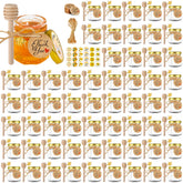Frasco mini miel GIVAMEIHF hexagonal, ideal para regalos y presentación
