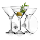 Glaver's copa martini: juego de 4, 6 onzas, ideal para cócteles en casa.