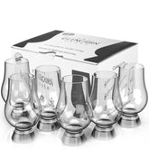 Copa GLENCAIRN para whisky, juego de 6, ideal para reuniones y regalos elegantes.