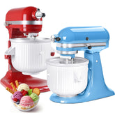GLINK Hacedor de helado para KitchenAid, accesorio práctico para hacer helados caseros.
