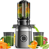 GlowWise prensa frío en encimera para jugos caseros sin esfuerzo.