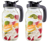 GMEPOCH Jarra cristal 64oz, vertido suave para bebidas.