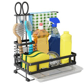 Godboat organizador-esponjas con amplio espacio para utensilios de limpieza.