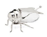Godinger jarra miel plateada con abeja, ideal para desayunos y ceremonias.