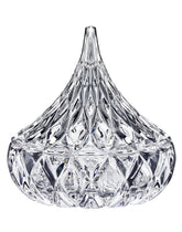 Godinger Hershey Candy Dish con tapa de cristal, ideal para exhibir dulces y decoración elegante.