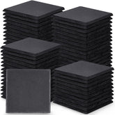 GOH DODD posavasos de pizarra 4 pulgadas, estilo moderno para la mesa