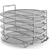 Goldlion deshidratador con estante de acero inoxidable para Ninja Foodi 6.5 qt, uso diario seguro