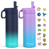 Botellas Gonfoam infantiles 20oz en conjunto para casa o escuela.