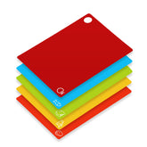 Goodluck tablas de cortar flexibles con agujero para colgar, ahorra espacio en la cocina.
