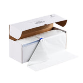 Goodluck funda de mesa blanca con cortador deslizante para ajustar el tamaño.