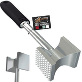 Ablandador de carne Gorilla Grip con dos caras de aluminio para marinar mejor