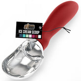 GORILLA GRIP cuchara helado con mango ergonómico para agarre cómodo.