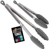 GORILLA GRIP pinzas de cocina 7 pulgadas, agarre fuerte para ingredientes pequeños.