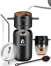 GOSOIT set 6 en 1, taza 600 ml aislada para casa u oficina