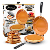 Gotham Steel Doble Lados Panqueque Perfecto, antiadherente para panqueques esponjosos
