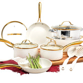 Gotham Steel sartén 8.5 pulgadas antiadherente, fácil limpieza para cocina diaria