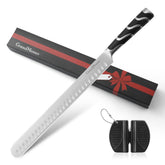 GrandMesser cuchillo de trinchar, hoja satinada para cortes precisos.