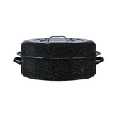Granite Ware asador oval cubierto de 20 libras para asados uniformes