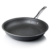 Sartén Granitestone 11” con revestimiento mineral-diamante, desmoldeado suave para uso diario.