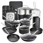Granitestone True 20pc set, conjunto completo para cocinar en todas las estufas y horno.