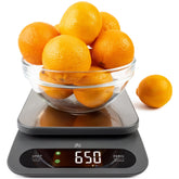 Balanza digital Greater Goods con plataforma de acero inoxidable para recetas precisas