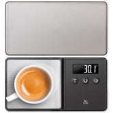 Greater Goods: balanza digital para espresso con acabado mate y lectura nítida para precisión.