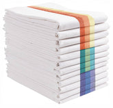 GREEN LIFESTYLE toallas de cocina con doby azul, absorbentes para secar platos y superficies
