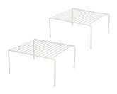 Greenbrier organizador estantería cocina 2 piezas en blanco para optimizar espacio.