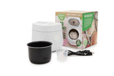 GreenLife Arrocera Digital con 2 tazas crudo para porciones pequeñas.