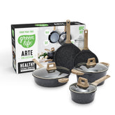 GreenLife sartén cerámica antiadherente de 8 pulgadas para salteados diarios.