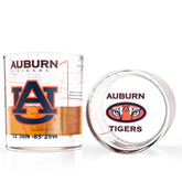 Vaso Greenline Goods con logo a color y mapa del campus Auburn para coleccionismo