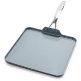 GreenPan Valencia Pro plancha cerámica diamante: liberación fácil y duradera.
