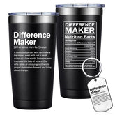 Grifarny Difference Maker tumbler en caja regalo, perfecto para Navidad.