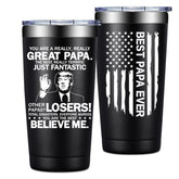 Grifarny vaso térmico 20 onzas con diseño elegante para papá.