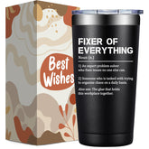 Grifarny Taza 20 oz con aislamiento de doble pared mantiene bebidas a temperatura estable.