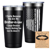 Grifarny tumbler regala cuñado 20oz, regalo práctico para fechas especiales
