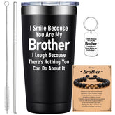 Grifarny vaso térmico 20oz regalo ideal para hermano, mantiene la bebida a temperatura.