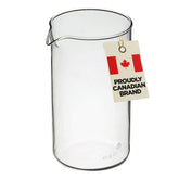 Vaso universal GROSCHE de borosilicato 3.3 para 34 onzas, compatible y duradero.