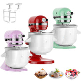 GuanQiao accesorio heladera para KitchenAid, ensamblaje sencillo para helados caseros.
