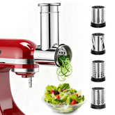 GuanQiao accesorio cortador rallador de acero inoxidable para batidora de pie, ideal para ensaladas