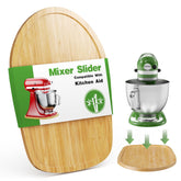 GuanQiao mat deslizante de madera para KitchenAid 4.5-qt: protege la encimera.