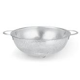 Colador Gulex de acero inoxidable 3 qt con base estable para escurrir pasta.