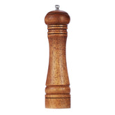 Molinillo de pimienta Gulex de madera de 8 pulgadas con ajuste para molienda fina o gruesa.