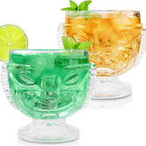 Vaso Gusnilo tiki de cristal claro para cócteles brillantes.