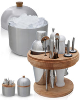 Gusto Nostro set-cubo-hielo: mantiene los cubos fríos para servir con estilo.